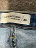 Just Black Hearts Blue Jeans Size 26 waist - photo 4