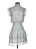 Aqua Paisley Blue Cocktail Dress Size S - photo 1