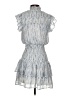 Aqua Paisley Blue Cocktail Dress Size S - photo 2