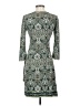 Max Studio Paisley Green Casual Dress Size S - photo 2