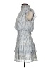 Aqua Paisley Blue Cocktail Dress Size S - photo 5