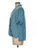 Topshop Blue Short Sleeve Blouse Size 6 - photo 5