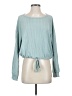 Hollister Teal Long Sleeve Top Size XS - photo 1