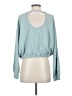 Hollister Teal Long Sleeve Top Size XS - photo 2