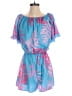 Shein Tropical Blue Romper Size 6 - photo 1