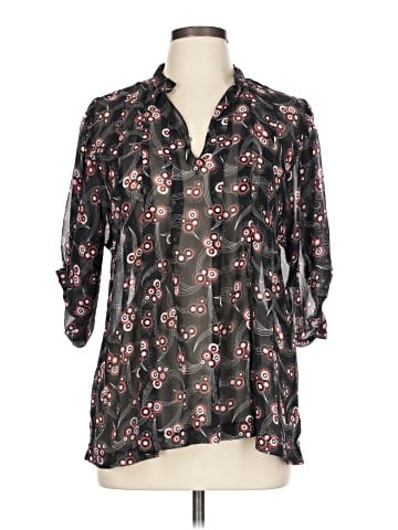 Atmosphere 3/4 Sleeve Blouse (view 1)