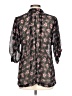 Atmosphere 100% Polyester Floral Black 3/4 Sleeve Blouse Size 12 - photo 2