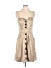 Max and Cleo Tan Casual Dress Size 4 - photo 1