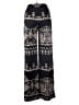Unbranded 100% Polyester Print Black Casual Pants Size S - photo 2