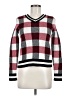 Rag & Bone Checkered-gingham Red Pullover Sweater Size M - photo 1