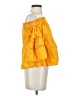 A New Day Yellow 3/4 Sleeve Blouse Size XS - photo 4