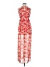 Forever 21 100% Polyester Floral Red Casual Dress Size S - photo 1