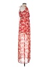 Forever 21 100% Polyester Floral Red Casual Dress Size S - photo 4