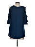 Blue Rain 100% Polyester Blue 3/4 Sleeve Blouse Size S - photo 2