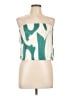 Assorted Brands 100% Polyester Green Sleeveless Blouse Size L - photo 1