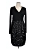 Finejo Stars Black Cocktail Dress Size L - photo 1