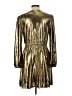 MICHAEL Michael Kors Metallic Gold Cocktail Dress Size L - photo 2