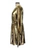 MICHAEL Michael Kors Metallic Gold Cocktail Dress Size L - photo 5