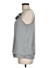 Adiva 100% Polyester Floral Blue Gray Sleeveless Blouse Size M - photo 5