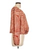 Timing 100% Polyester Orange Long Sleeve Blouse Size L - photo 4