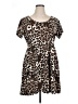 Annabelle Animal Print Brown Casual Dress Size 1X - photo 1