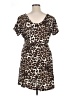 Annabelle Animal Print Brown Casual Dress Size 1X - photo 2