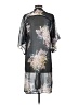 Maurices 100% Polyester Black Kimono Size S - photo 2