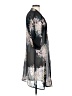 Maurices 100% Polyester Black Kimono Size S - photo 4