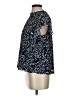 DKNY Blue Short Sleeve Blouse Size S - photo 5