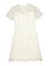 Reiss 100% Polyester Solid Ivory White Casual Dress Size 0 - photo 1