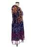 Rabbit Rabbit Rabbit Designs 100% Polyester Paisley Blue Cocktail Dress Size L (estimated) - photo 4