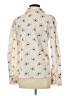 Simplee Ivory Long Sleeve Blouse Size S - photo 2