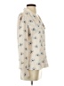 Simplee Ivory Long Sleeve Blouse Size S - photo 4