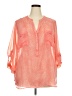 Apt. 9 Orange 3/4 Sleeve Blouse Size 2X - photo 1
