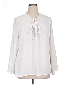 Ny Collection Long Sleeve Blouse