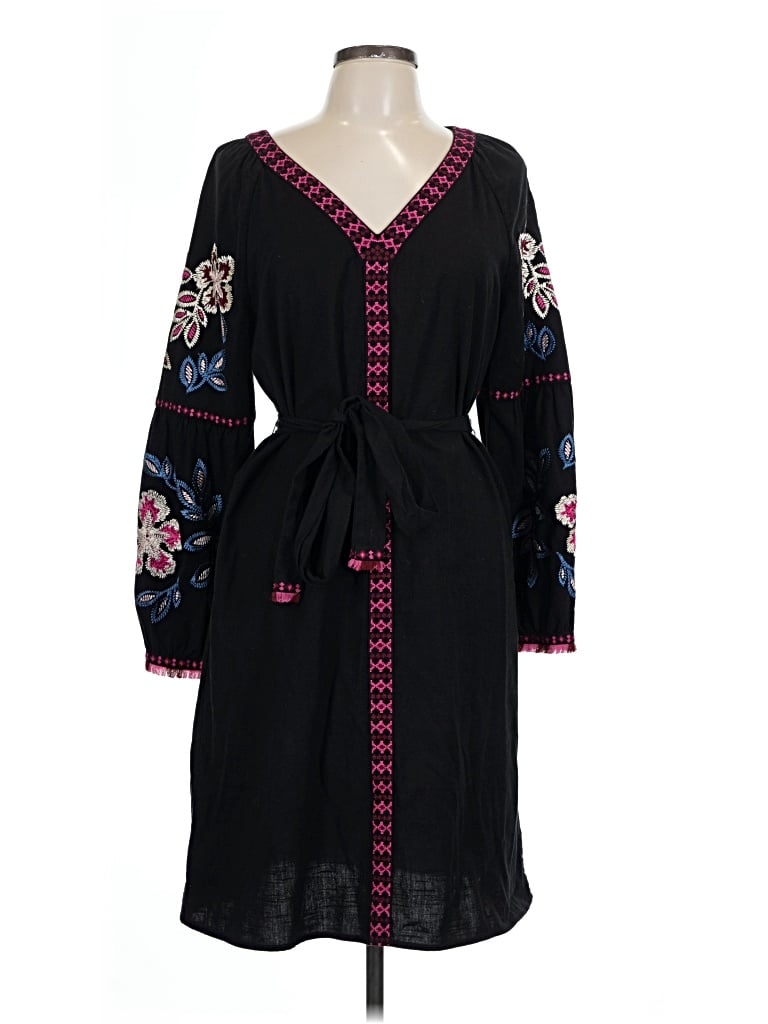 Pre-owned Tory Burch Casual Dress In Black