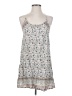 Be Cool 100% Rayon Print Gray Casual Dress Size S - photo 1