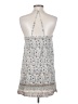 Be Cool 100% Rayon Print Gray Casual Dress Size S - photo 2