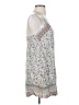 Be Cool 100% Rayon Print Gray Casual Dress Size S - photo 4