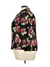 Impressions Floral Black 3/4 Sleeve Blouse Size 2X - photo 5