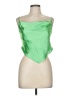 Fab'rik 100% Polyester Green Sleeveless Blouse Size M - photo 1