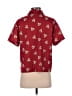 Assorted Brands Floral Red Short Sleeve Blouse Size XS - photo 2