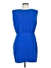 TCEC 100% Polyester Solid Blue Casual Dress Size M - photo 1