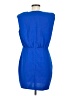TCEC 100% Polyester Solid Blue Casual Dress Size M - photo 2