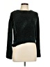 Cloud Chaser 100% Polyester Metallic Green Pullover Sweater Size L - photo 1