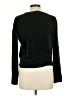Cloud Chaser 100% Polyester Metallic Green Pullover Sweater Size L - photo 2