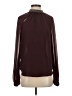 Jessica Simpson 100% Polyester Burgundy Long Sleeve Blouse Size S - photo 1