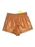 Alden Adair 100% Polyester Metallic Gold Athletic Shorts Size M - photo 1