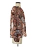 Vince Camuto 100% Polyester Brown Long Sleeve Blouse Size S - photo 4