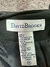 David Brooks 100% Polyester Black Coat Size M - photo 6